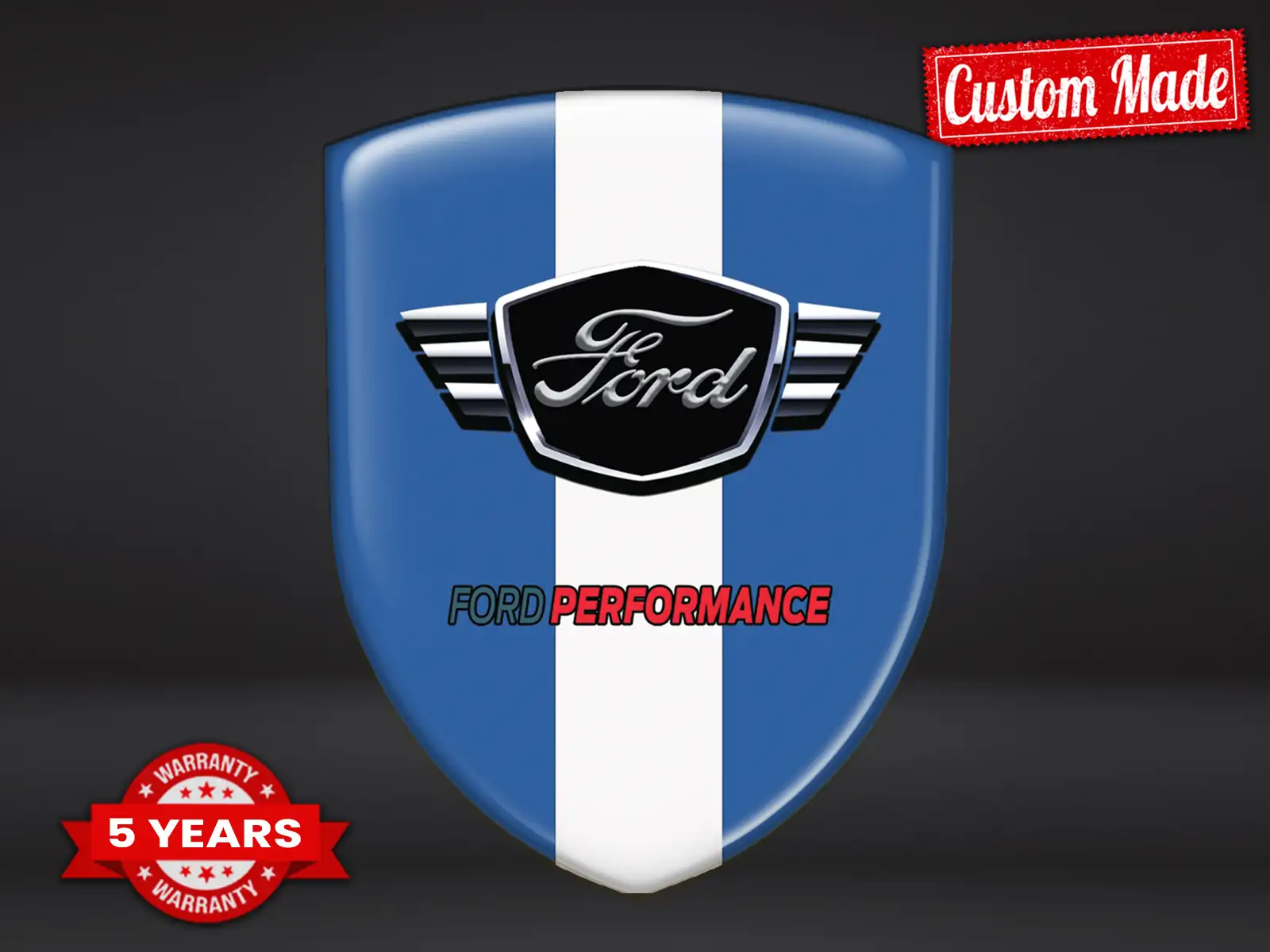 Ford Calcomanías Cúpula Personalizadas Acabado Elegante 